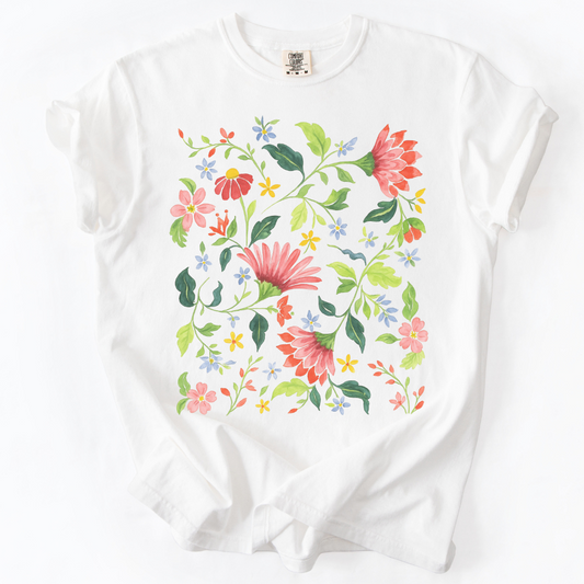 Botanical Bliss -  Comfort Colors Relaxed Fit Premium T Shirt