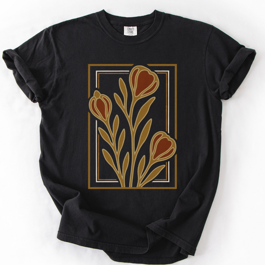 Floraison Noire -  Comfort Colors Relaxed Fit Premium T Shirt