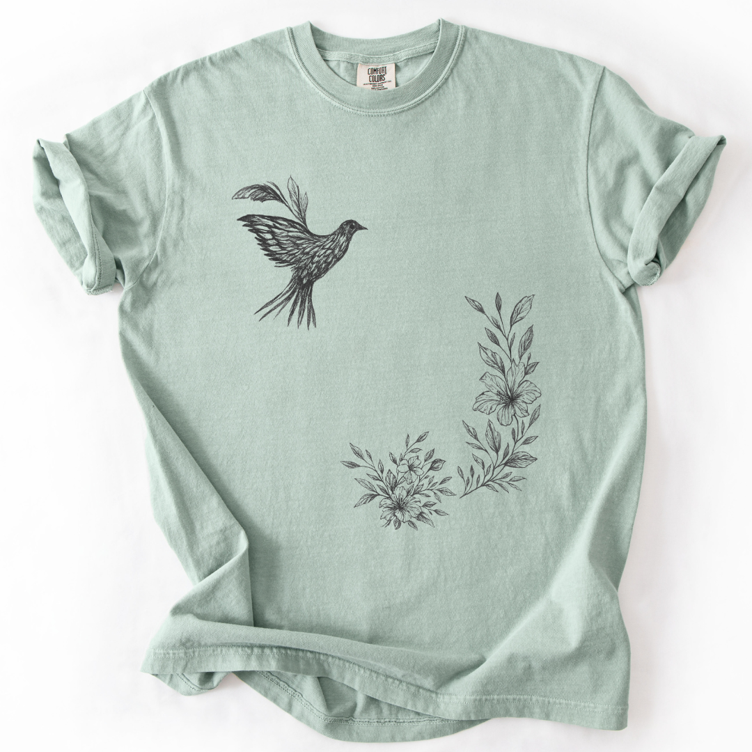 Captured In Charcoal - Comfort Colors Relaxed Fit Premium T Shirt