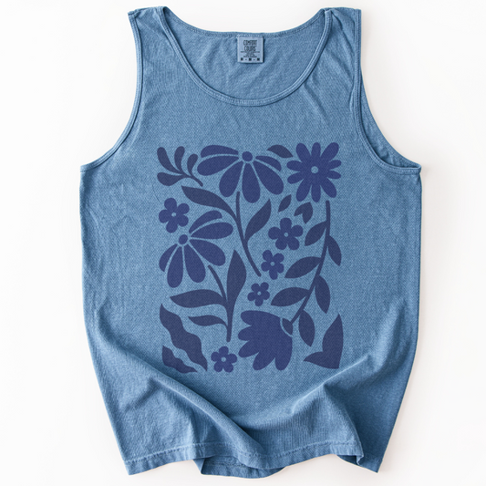 A Life In Bloom- Comfort Colors Premium Tank Top