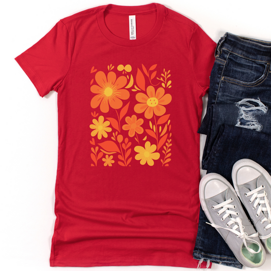 Floral Riot -  Bella Canvas, Women's Cut