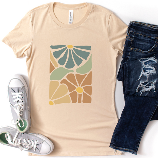 Petal Puzzle -  Bella Canvas, Woman's Cut