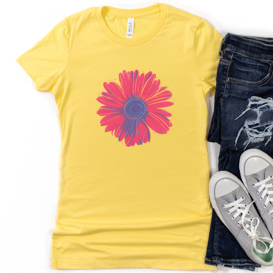 Warhol Flower -  Bella Canvas, Women's Cut