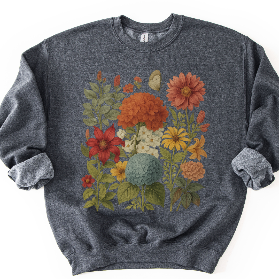 Hydrangea Bloom - Gildan Crewneck Sweatshirt