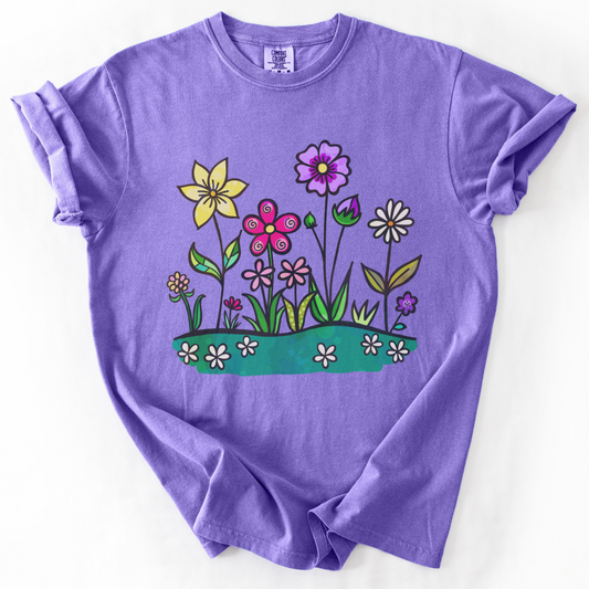 Color Doodle - Comfort Colors Relaxed Fit Premium T Shirt