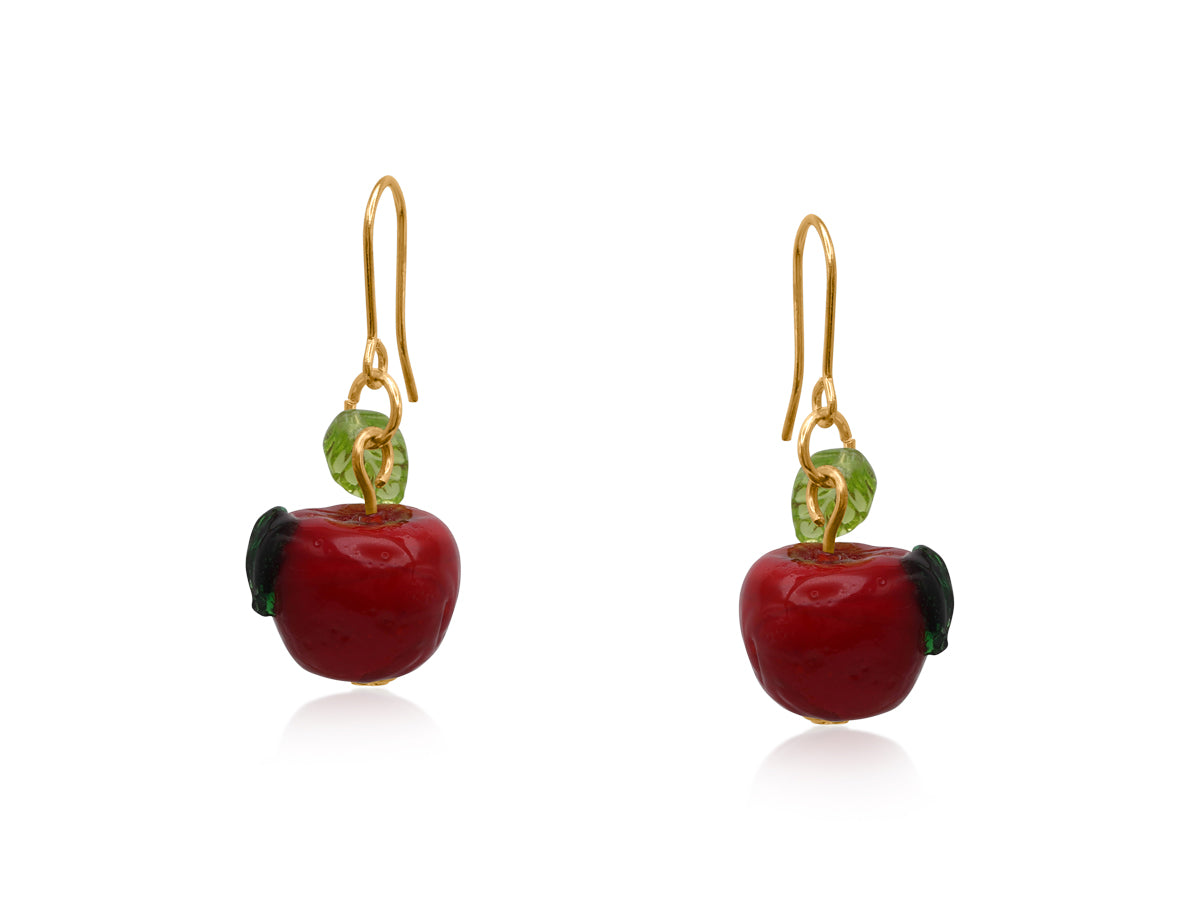 Apple Tiny Drop Earrings