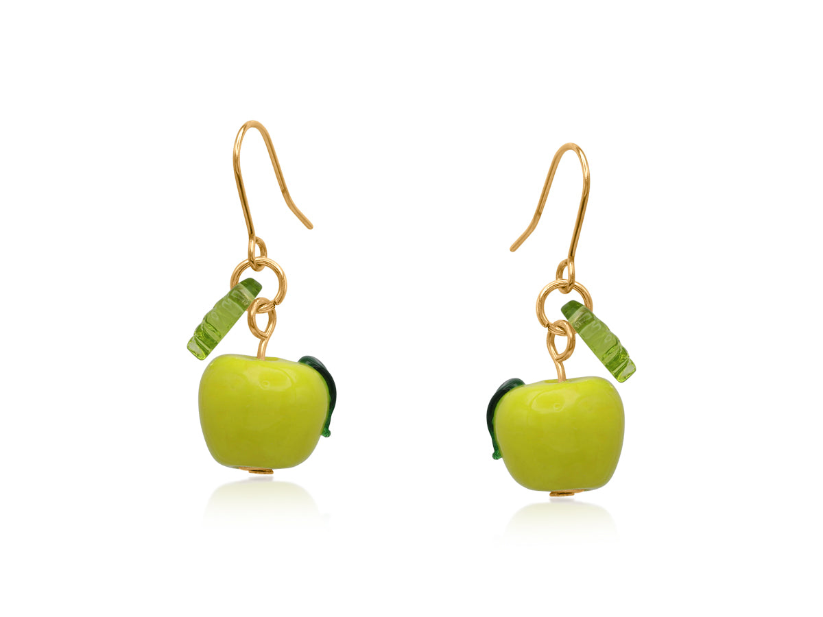 Apple Tiny Drop Earrings