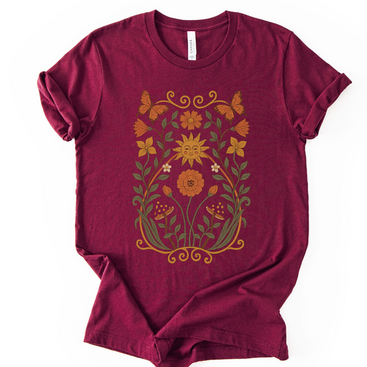 Golden Butterfly - Bella Canvas Super Soft Fitted T Shirt