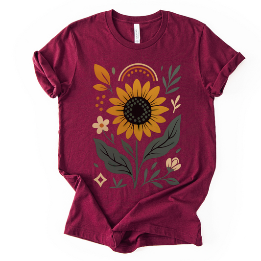 Sunflower - Bella Canvas Super Soft Fitted T Shirt
