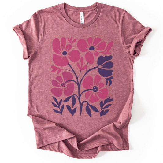 Petal Eclipse - Bella Canvas Super Soft Fitted T Shirt