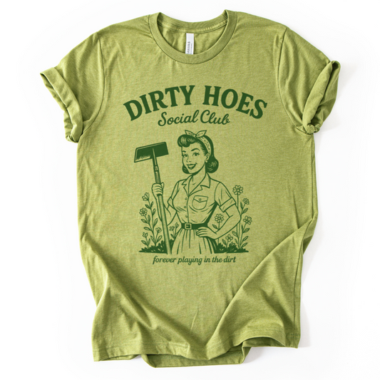 Dirty Hoes Social Club - Bella Canvas Super Soft Fitted T Shirt