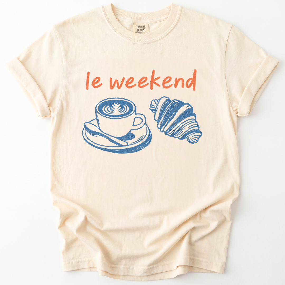 Le Weekend - Relaxed Fit Vintage Wash T Shirt