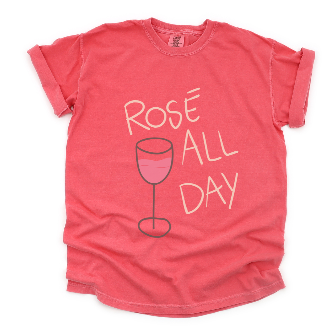 Rose All Day - Comfort Colors Relaxed Fit Premium T Shirt