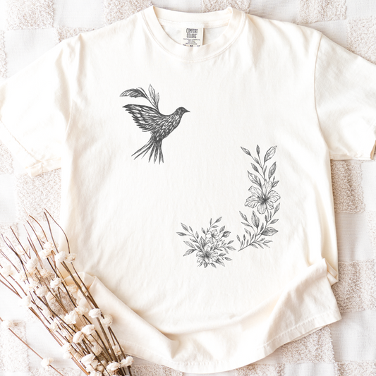 Captured In Charcoal  -  Comfort Colors Relaxed Fit Premium T Shirt