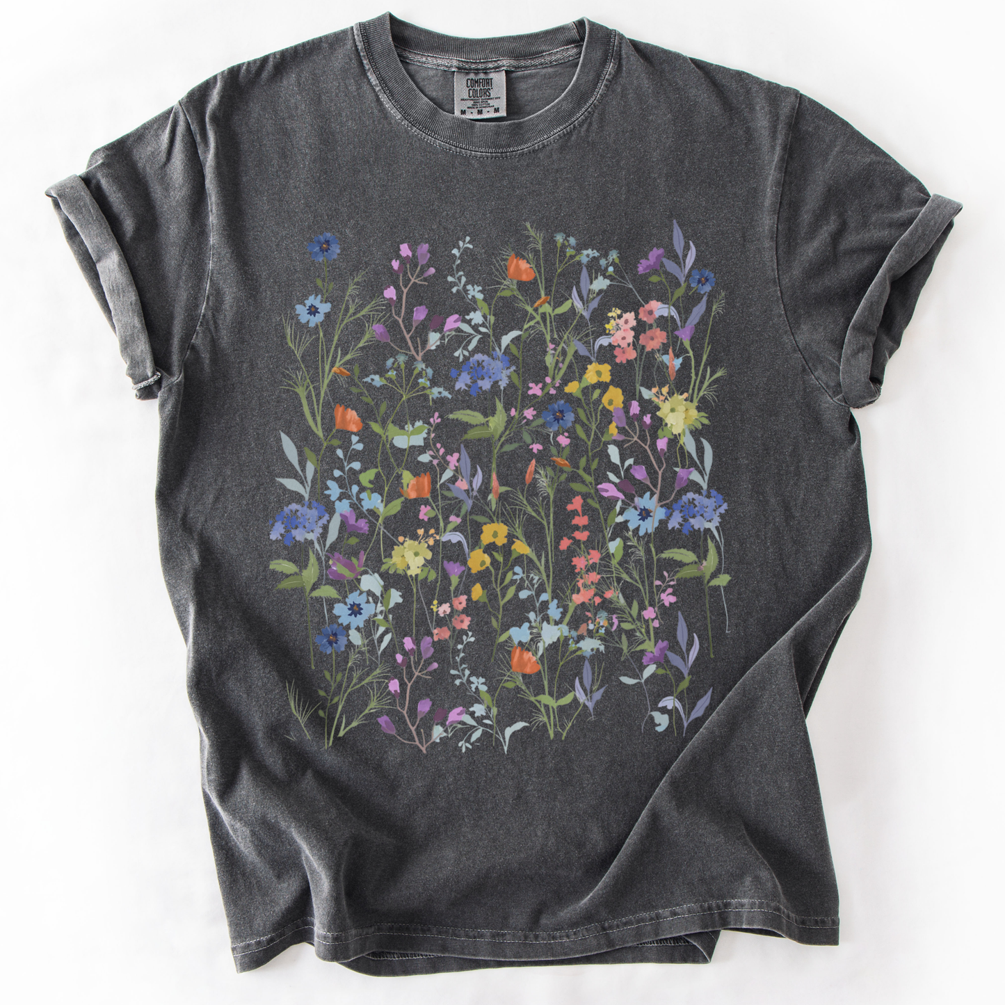 Floral Medley - Comfort Colors Relaxed Fit Premium T Shirt