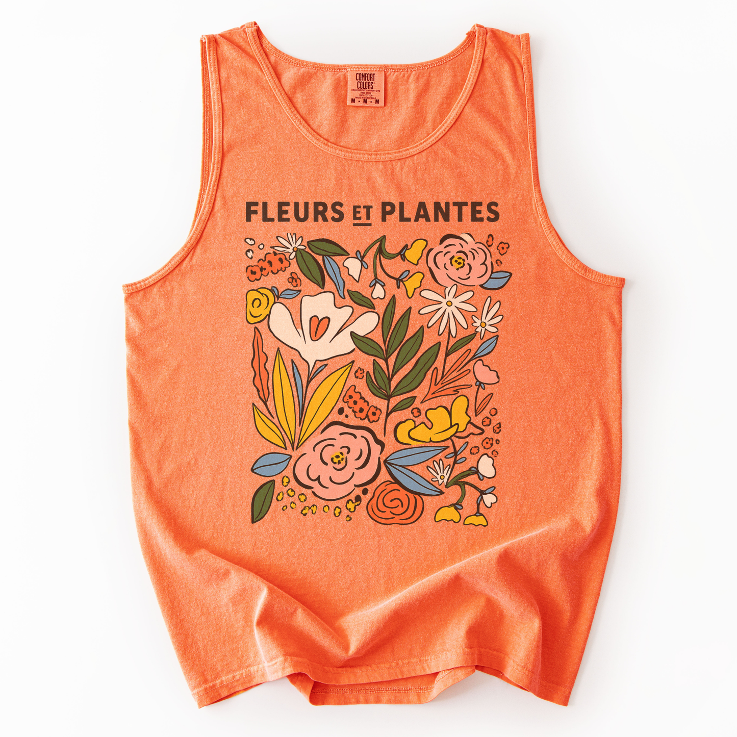 Fleurs Et Plantes - Comfort Colors Premium Tank Top