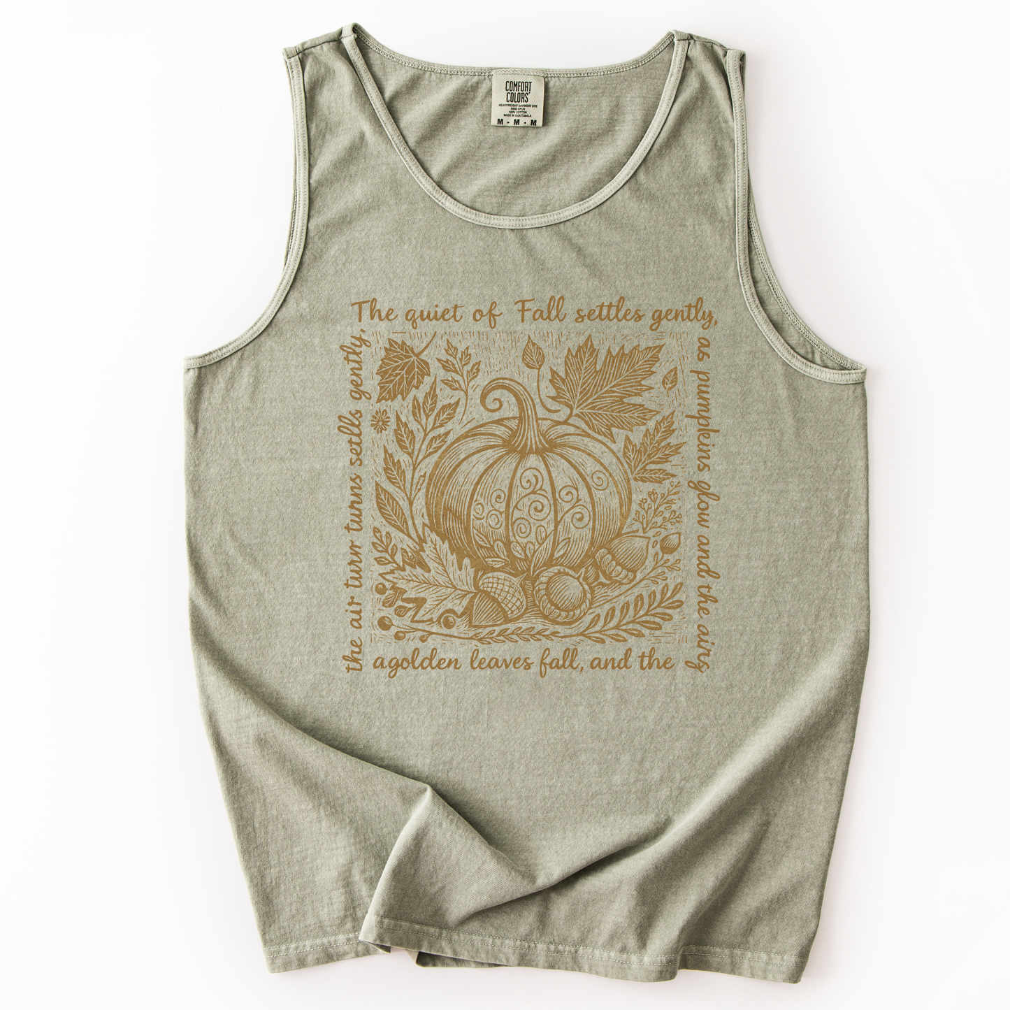 The Quiet Of Fall - Comfort Colors Premium Tank Top