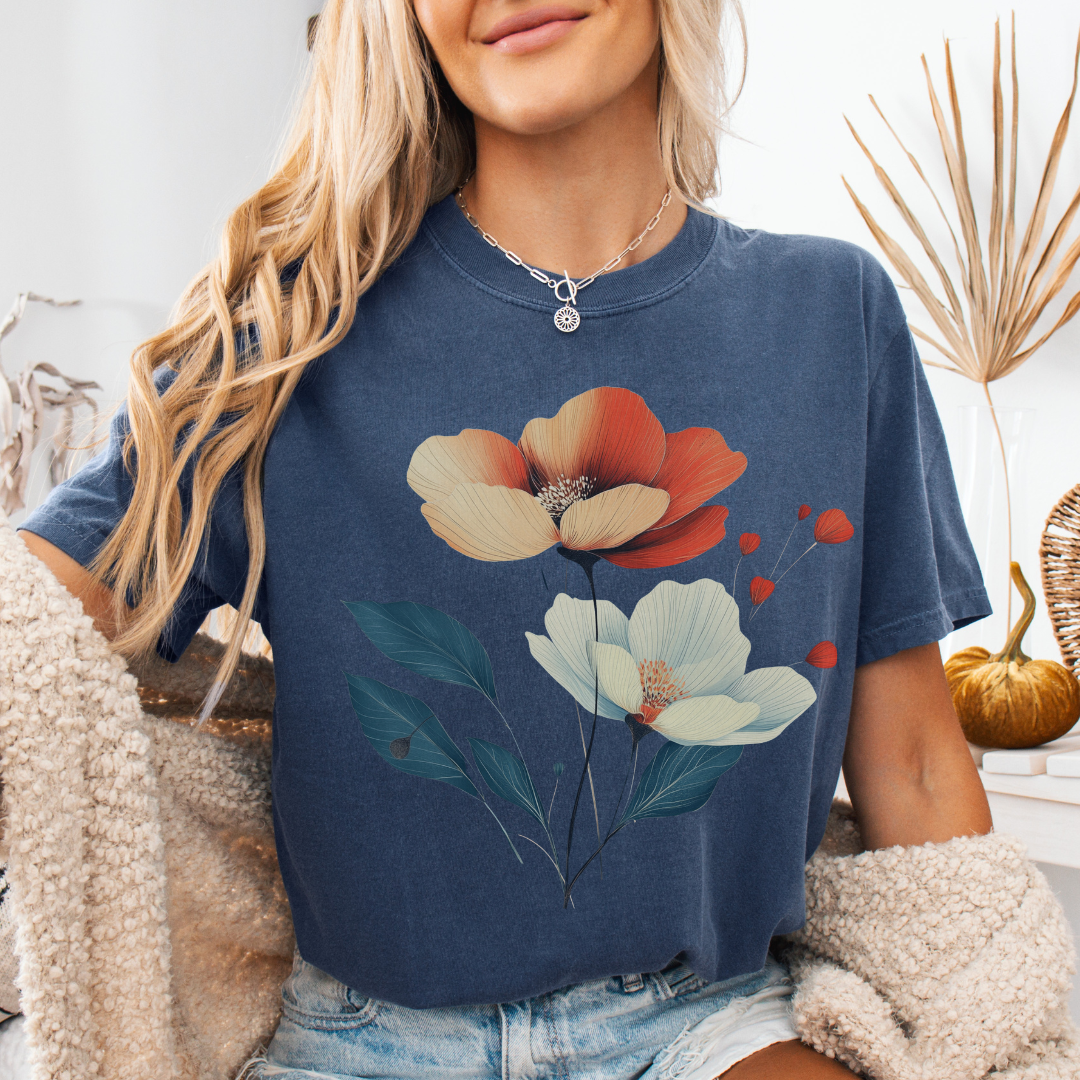 Modern Art Flower Print