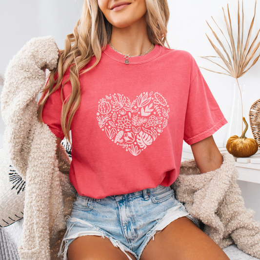 Plant Heart -  Comfort Colors Relaxed Fit Premium T Shirt