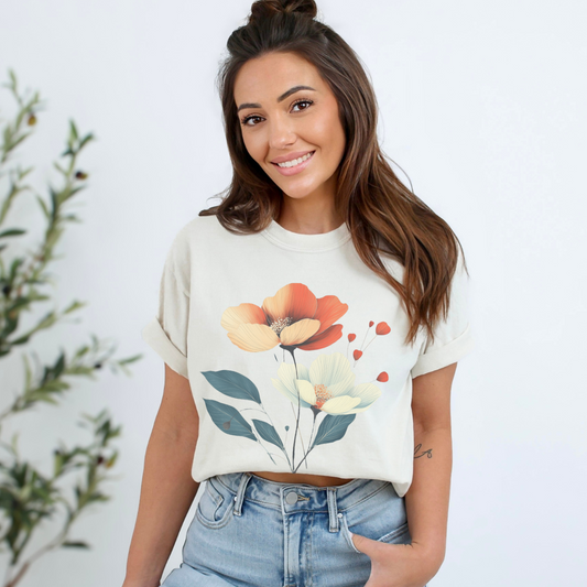 Modern Art Flower Print