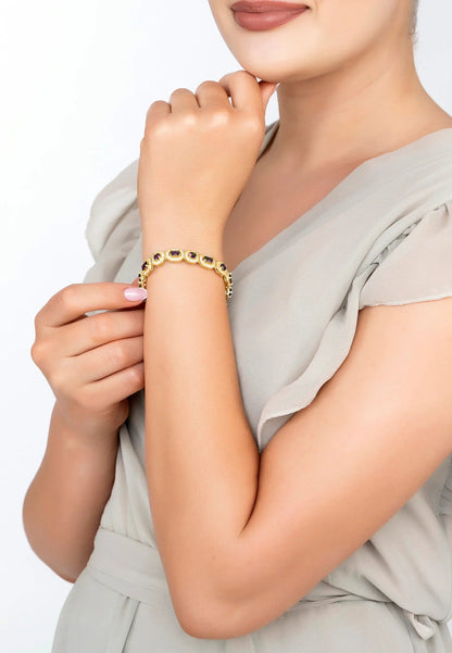 Whistledown Ruby Gemstone Bracelet Gold