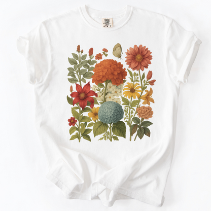 Hydrangea Bloom  -  Comfort Colors Relaxed Fit Premium T Shirt