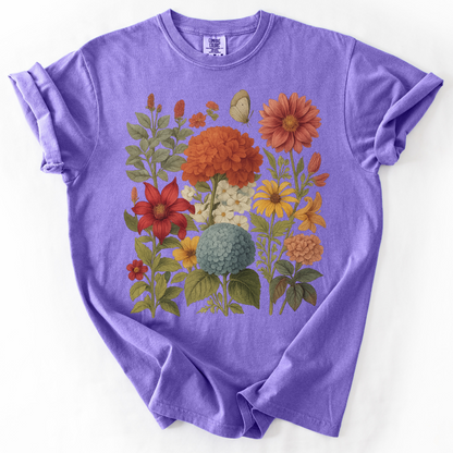 Hydrangea Bloom  -  Comfort Colors Relaxed Fit Premium T Shirt