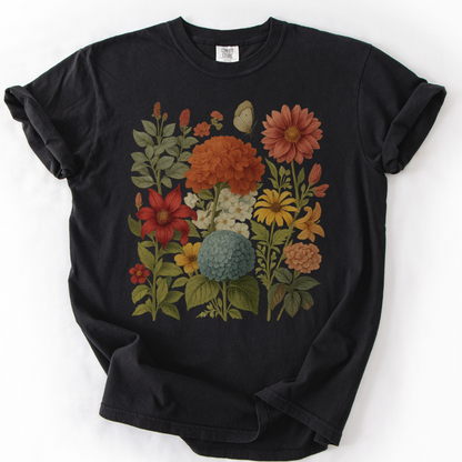 Hydrangea Bloom  -  Comfort Colors Relaxed Fit Premium T Shirt