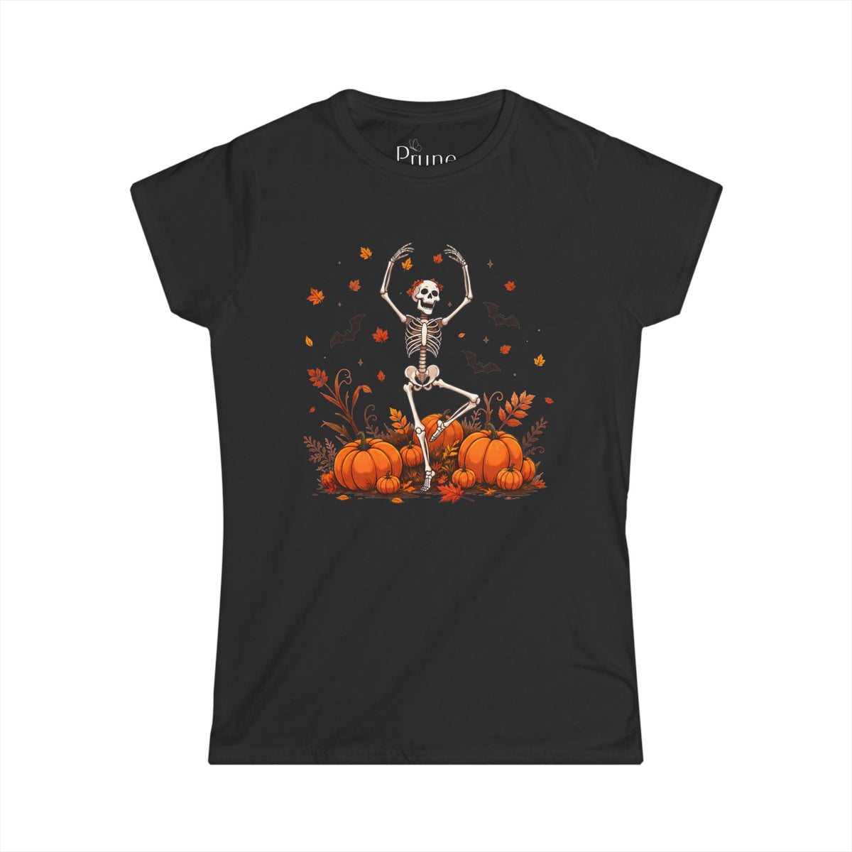 Dancing in the Pumpkin Patch - Women's Cut Fitted Tee