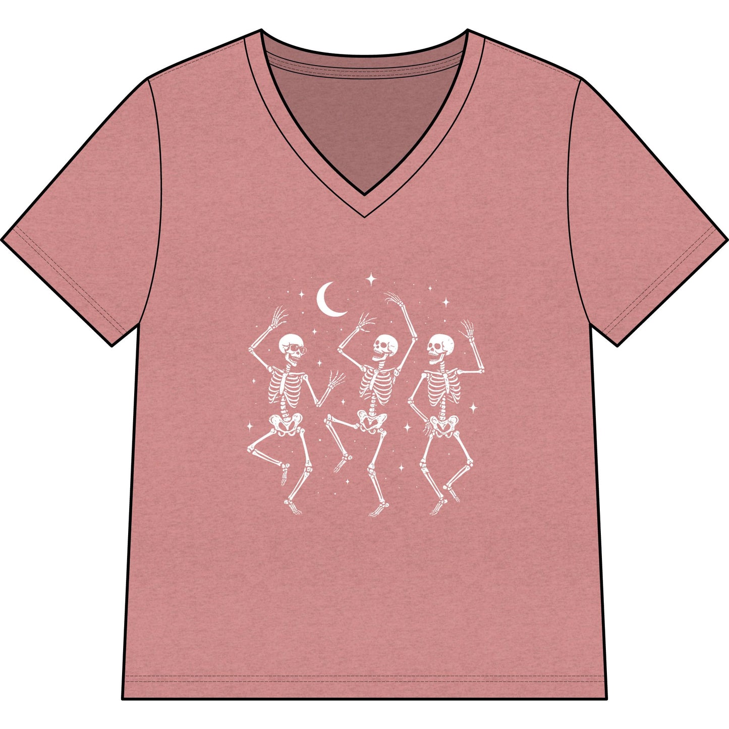 Midnight Bones & Boogie - Super Soft V Neck