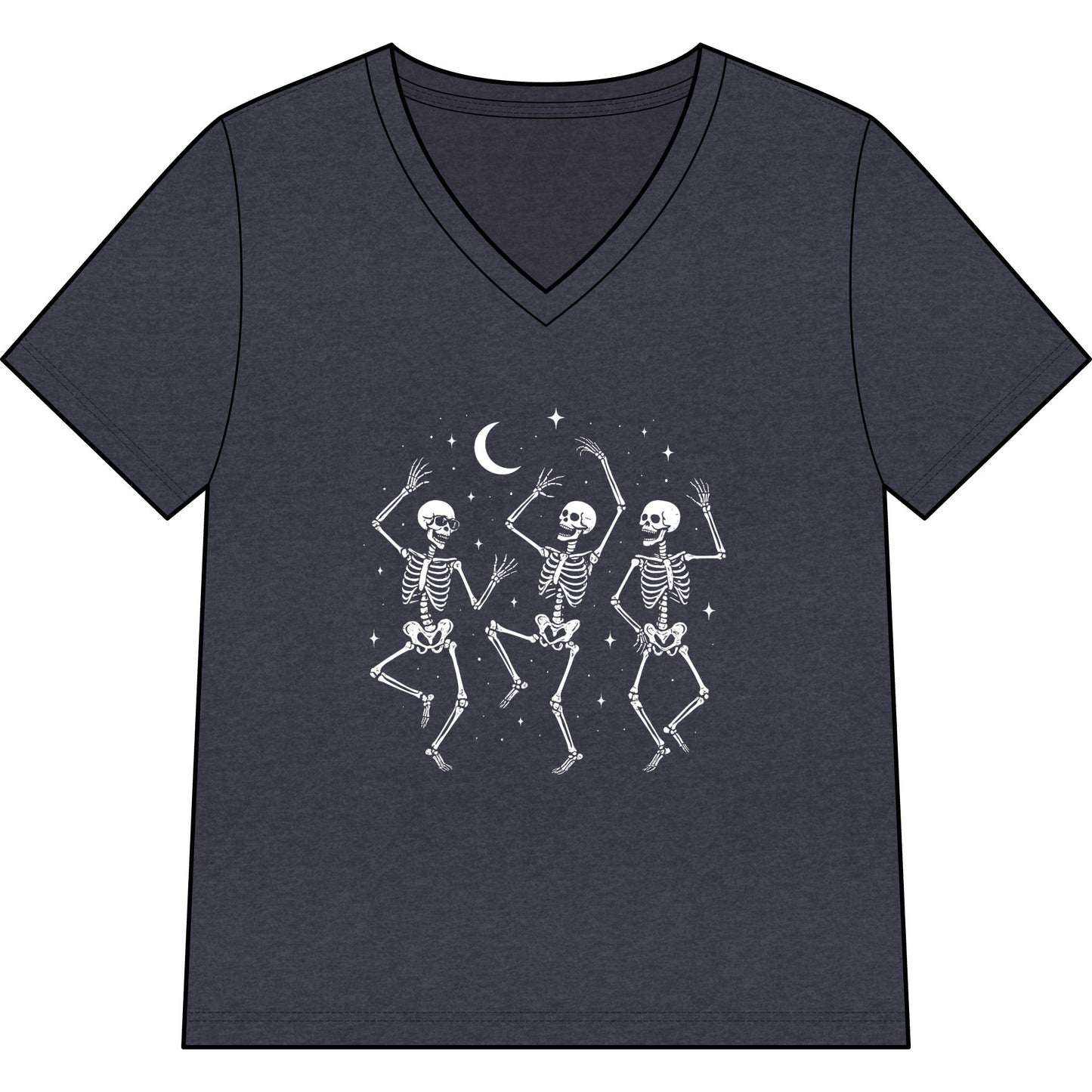 Midnight Bones & Boogie - Super Soft V Neck