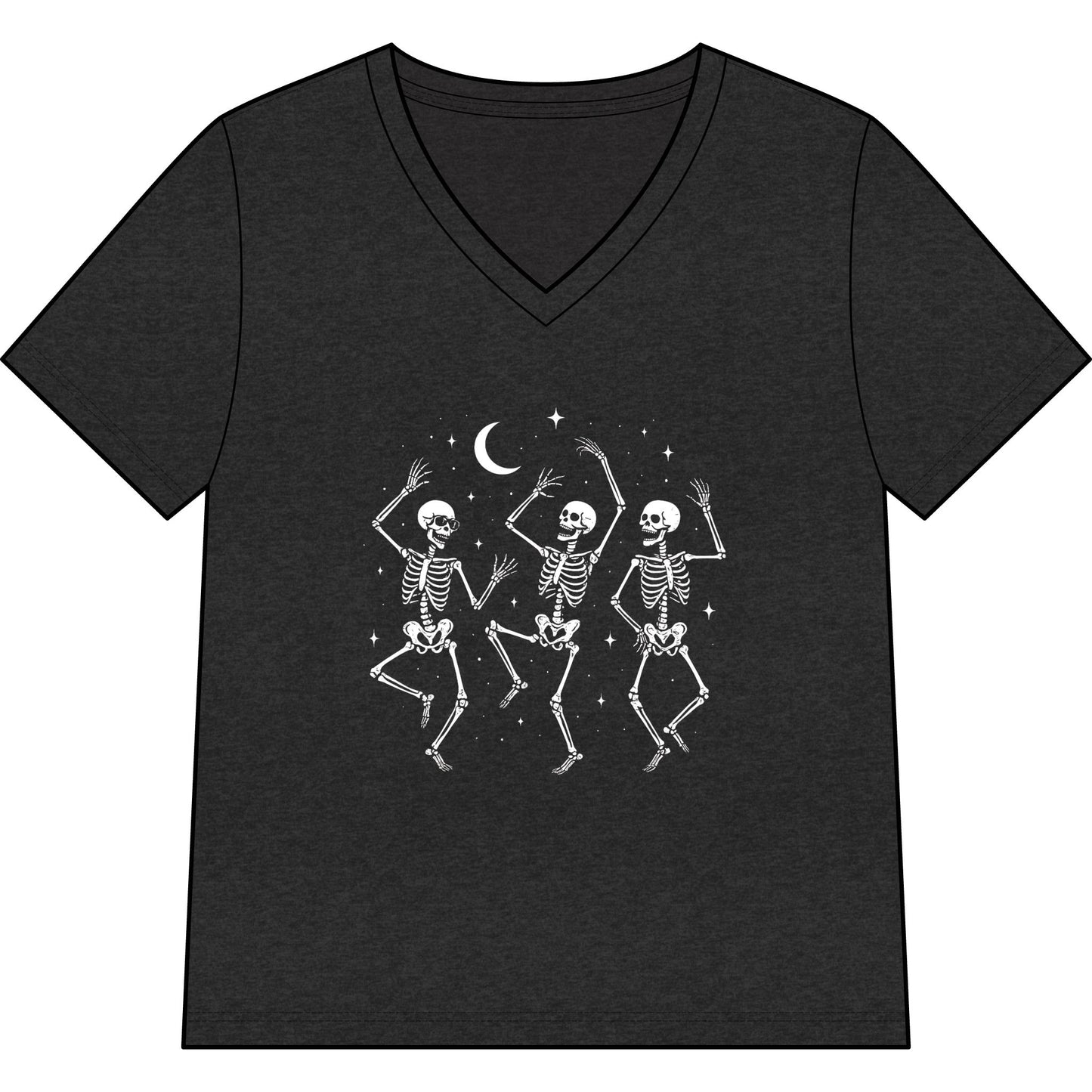 Midnight Bones & Boogie - Super Soft V Neck
