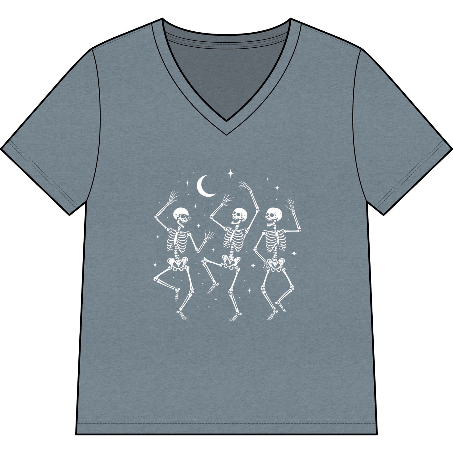 Midnight Bones & Boogie - Super Soft V Neck