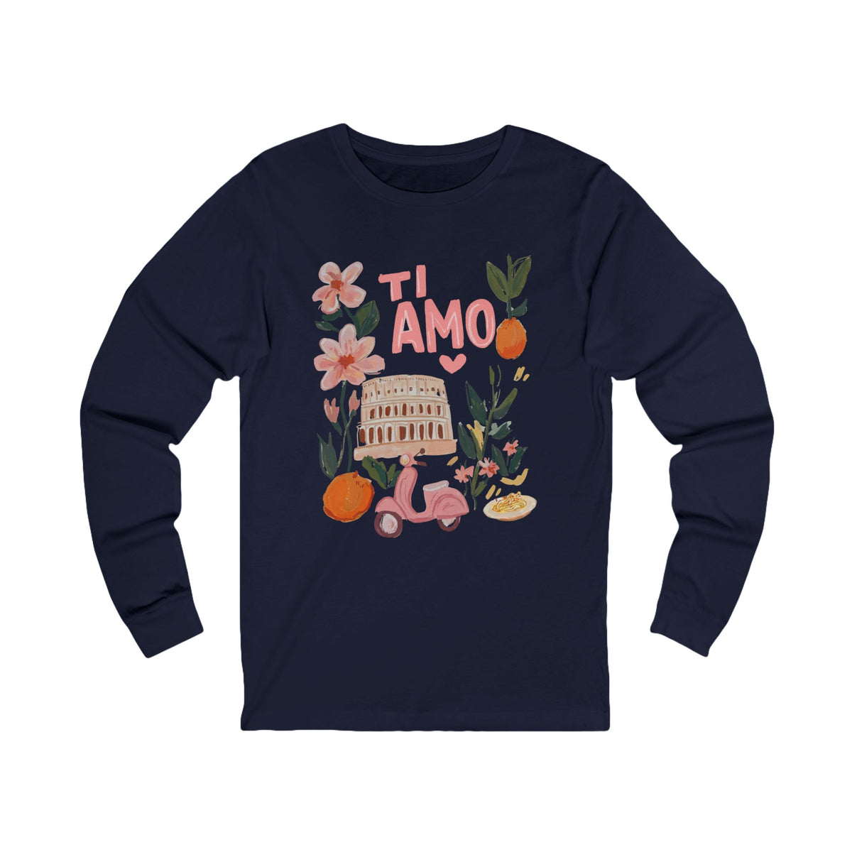 Ti Amo - Bella Canvas Super Soft Long Sleeve T Shirt