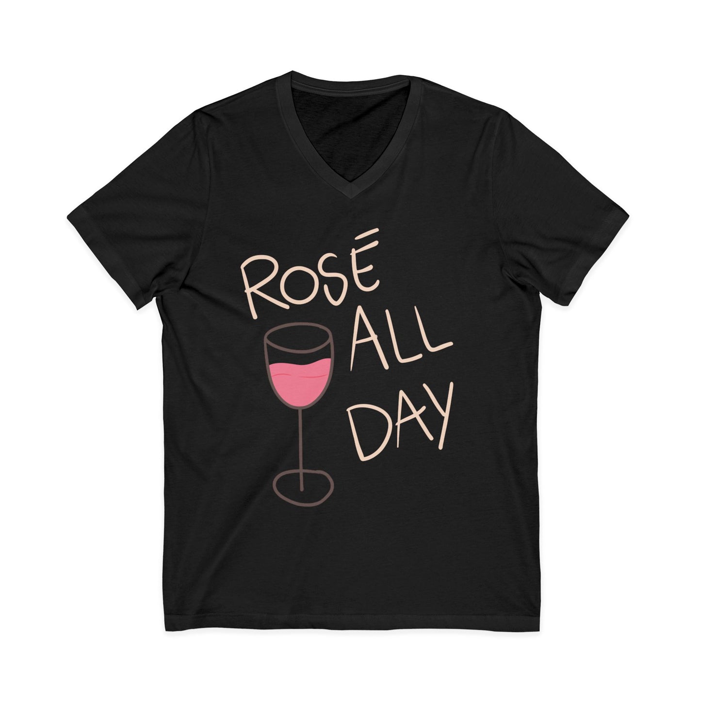 Rose All Day - Short Sleeve V Neck