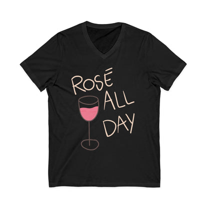 Rose All Day - Short Sleeve V Neck