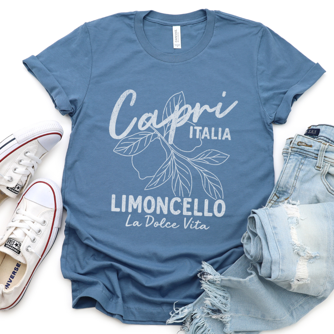 Capri - Bella Canvas Super Soft Fitted T Shirt