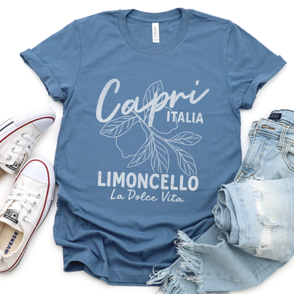 Capri - Bella Canvas Super Soft Fitted T Shirt