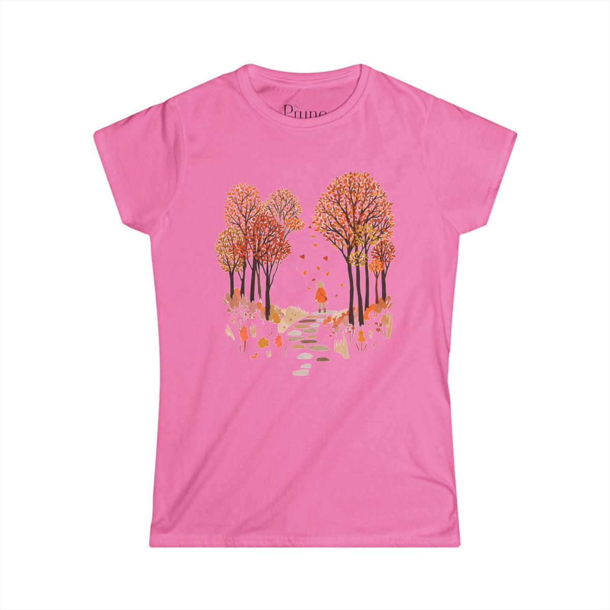 Autumn Walks - Women's Cut Fitted Tee