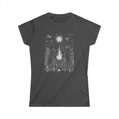Midnight Meowgic - Women's Softstyle Tee
