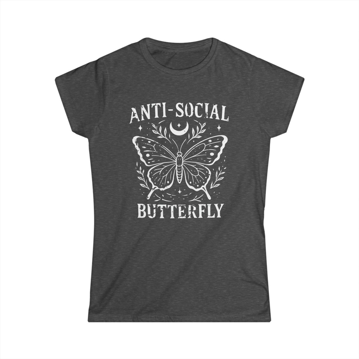 Anti-Social Butterfly - Women's Softstyle Tee