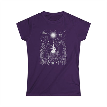 Midnight Meowgic - Women's Softstyle Tee