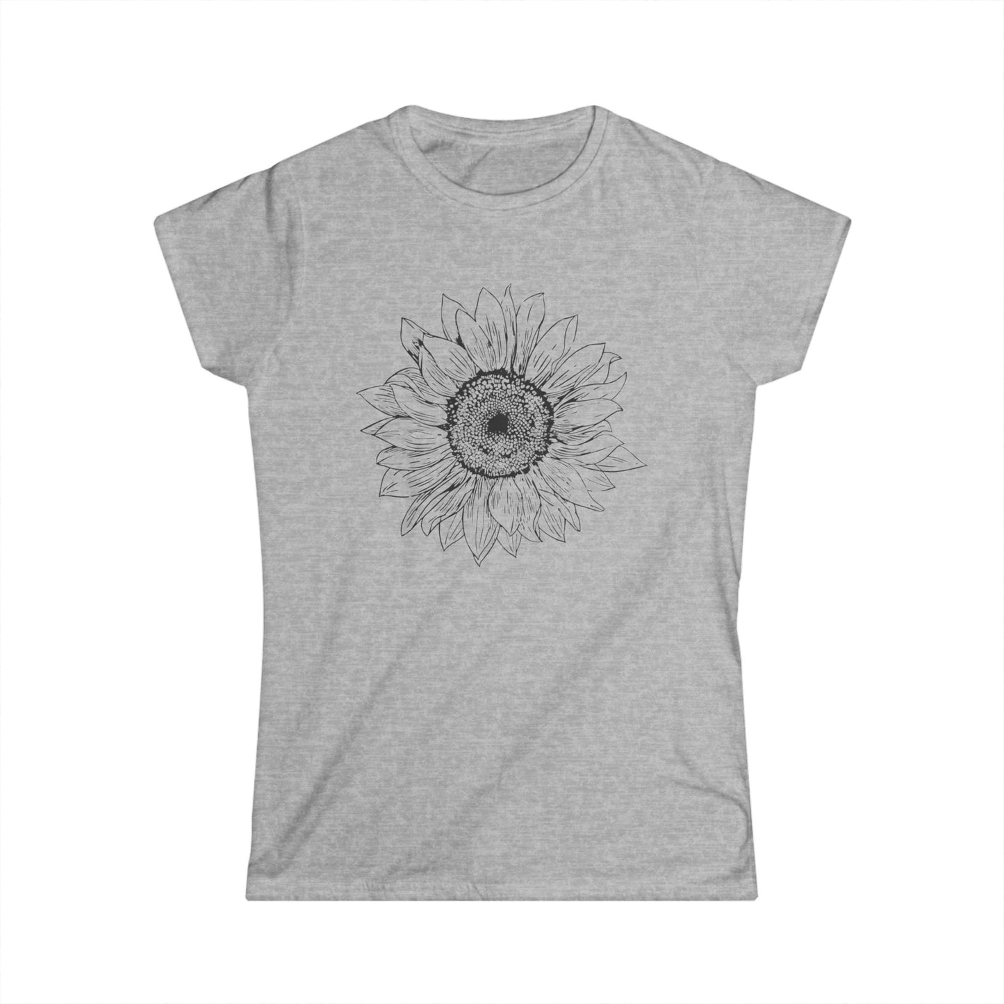 Graphite Sunflower - Women's Softstyle Tee