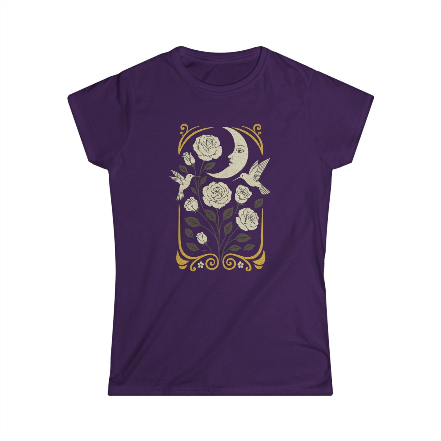 Moonlight Floral - Women's Softstyle Tee