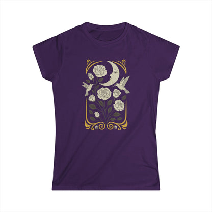 Moonlight Floral - Women's Softstyle Tee