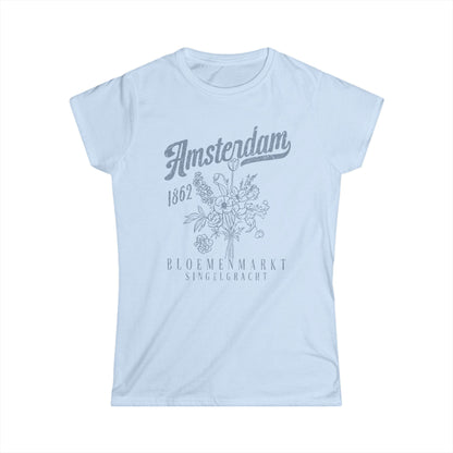 Amsterdam Flower Market - Women's Softstyle Tee