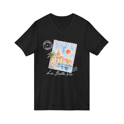 St Tropez - Short Sleeve V Neck