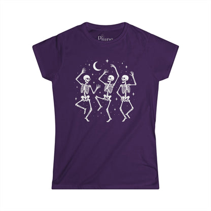 Midnight Bones and Boogie Tee - Women's Cut Fitted Tee