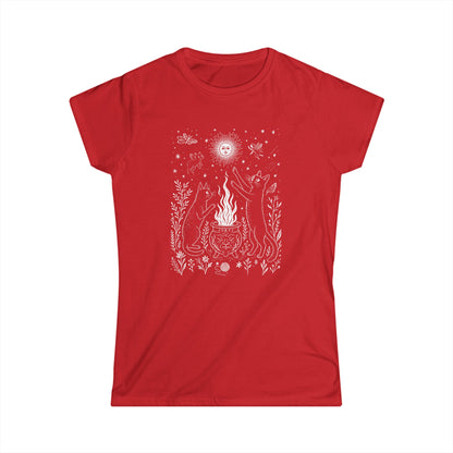 Midnight Meowgic - Women's Softstyle Tee