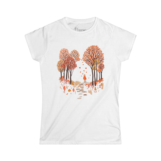 Autumn Walks - Women's Cut Fitted Tee